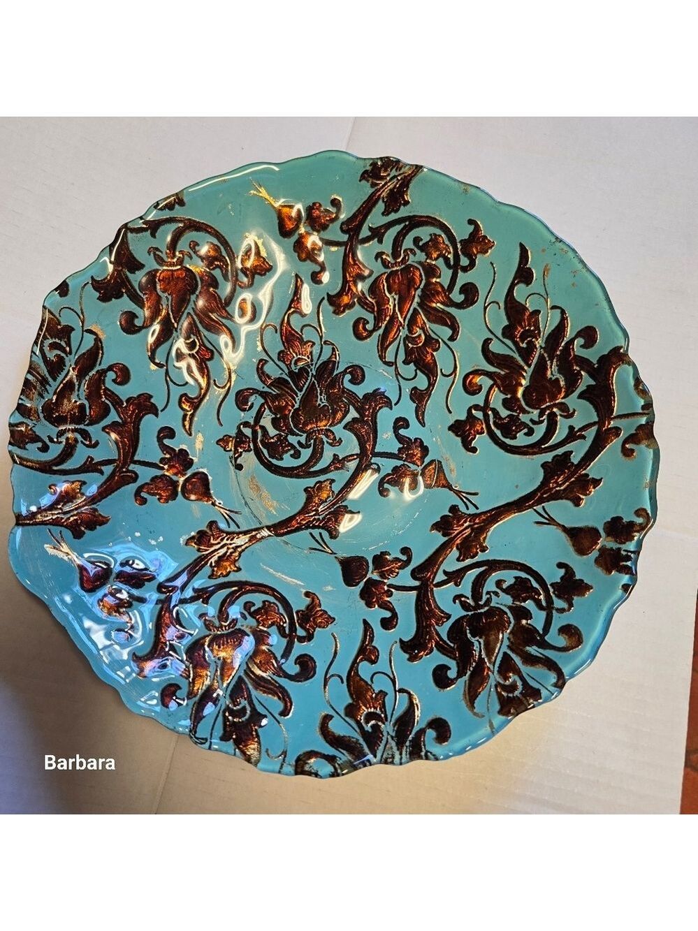 AKCAM Turkish Handmade Glass Art Bowl